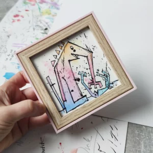 a hand holding a picture