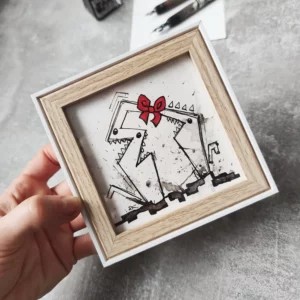 a hand holding a picture