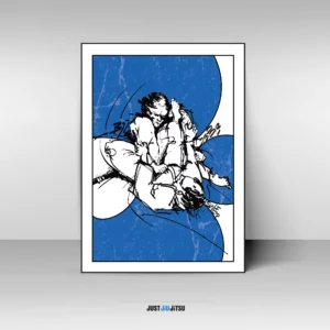 plakat Bjj blue belt