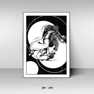 Plakat BJJ White Will turn Black