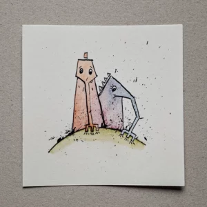 Obrazek ręcznie malowany