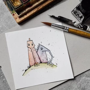 Obrazek ręcznie malowany