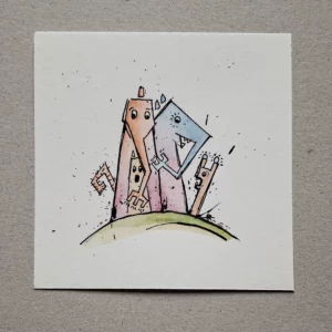 Obrazek ręcznie malowany