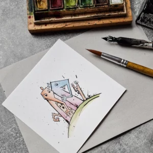 Obrazek ręcznie malowany